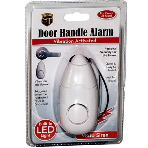Portable Door Guard 98dB alarm with flashlight - Package 