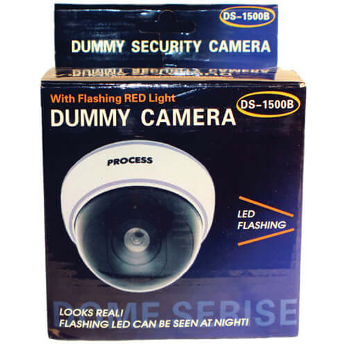 Dummy Dome Camera With LED and White Body Package
