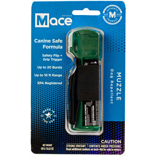 Mace™ Muzzle Dog Repellent Pepper Spray - Package Front
