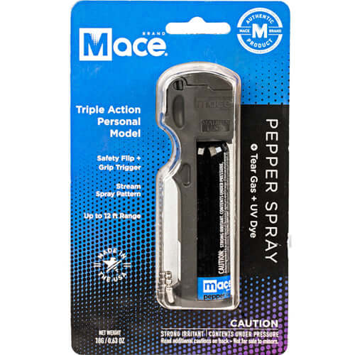 Mace® Personal Model Triple Action Pepper Spray - Package Front