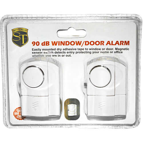 90db Magnetic Door/Window Alarm 2 pack - Package
