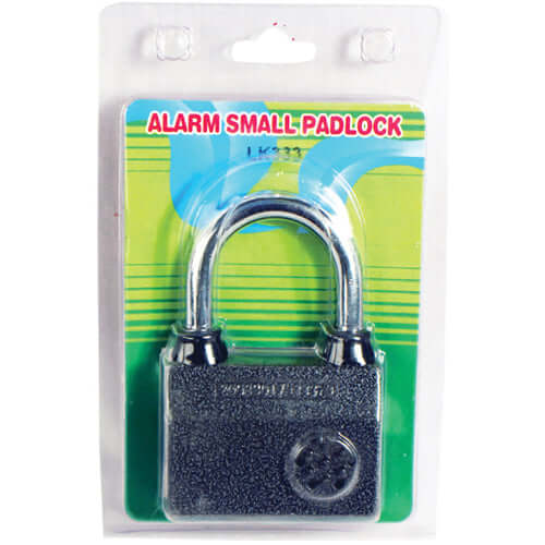 Small Alarmed Padlock - Package