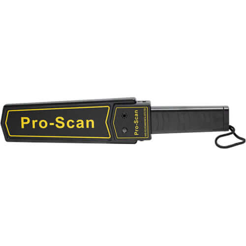 Pro Scan Security Scanner Hand Held Metal Detector - Top