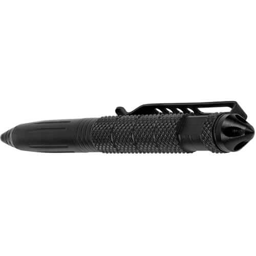 Tactical Black Twist Pen with Extra Refill - Side