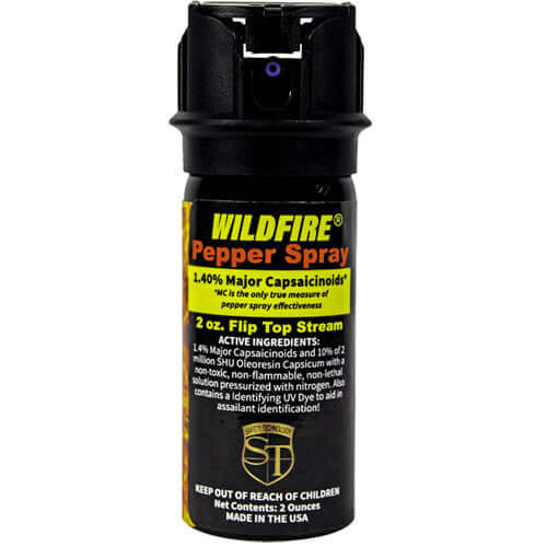 Wildfire 1.4% MC 2 oz pepper spray flip top