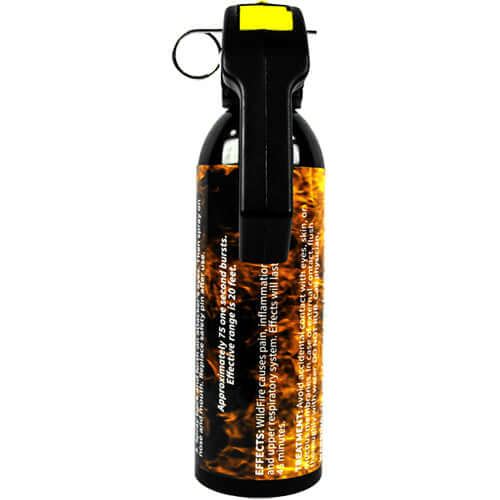 WildFire 1.4% MC 1lb pepper spray pistol grip fogger - Back