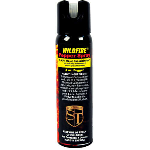 WildFire 1.4% MC 4 oz pepper spray fogger
