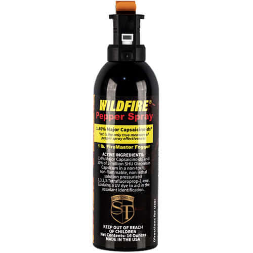 WildFire 1.4% MC 1lb pepper spray fire master fogger - Front