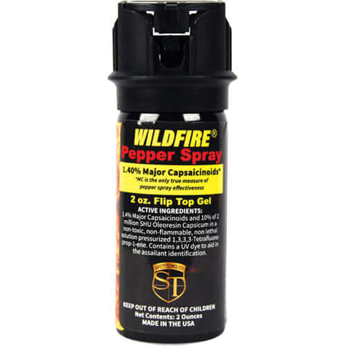 Wildfire 1.4% MC 2 oz sticky pepper gel - Front