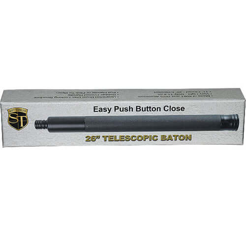 16” Rubber Handle Push Button Baton - Case Front 1