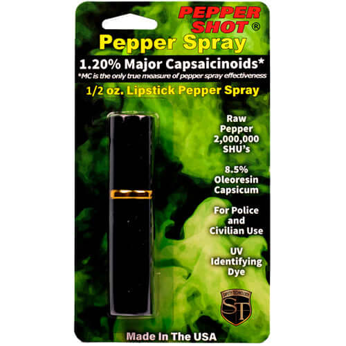 Pepper Shot 1.2% MC 1/2 oz lipstick pepper spray - 1