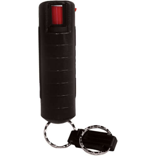 Wildfire 1.4% MC 1/2 oz pepper spray hard case with quick release keychain - Black