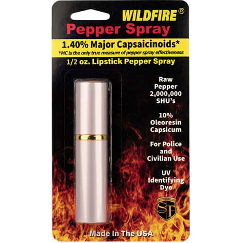 WildFire 1.4% MC Lipstick Pepper Spray - Pink Package